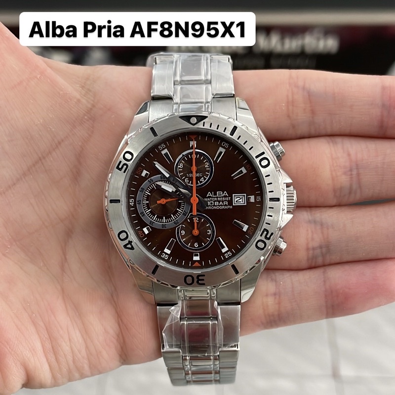 Jam Tangan Alba Pria AF8N95 AF8N95X1 Original