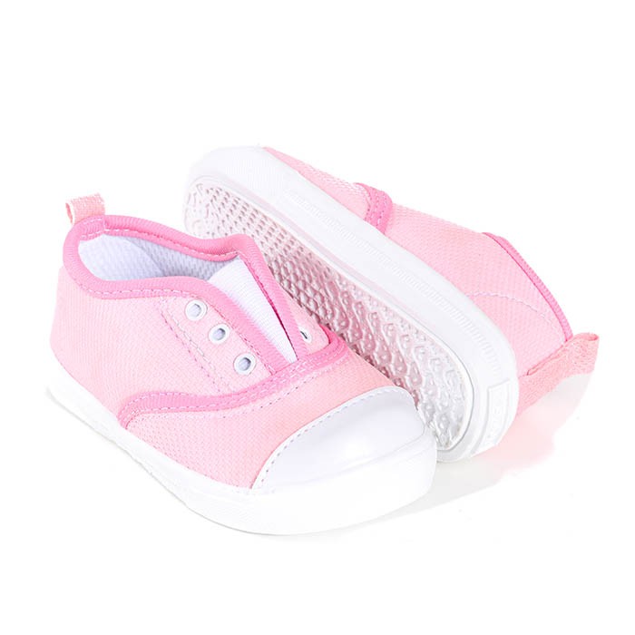 sepatu anak perempuan slip on usia 1 2 tahun C03 Pink