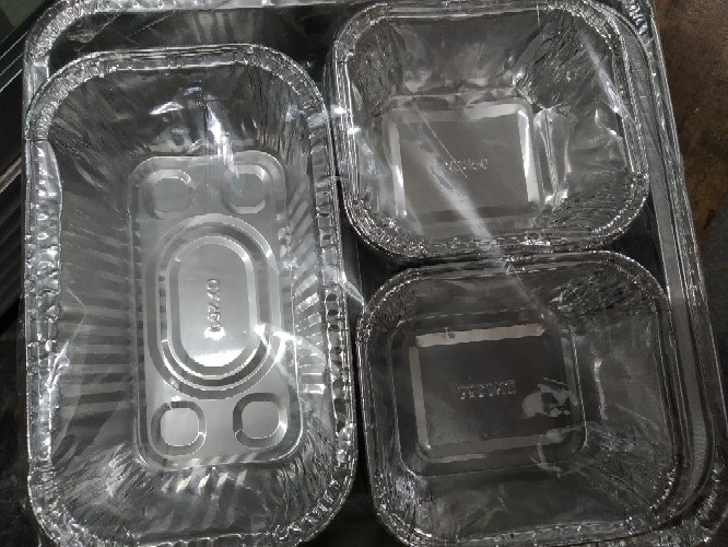 @10pcs Tray Aluminium Foil Bx-0350 Tanpa Tutup
