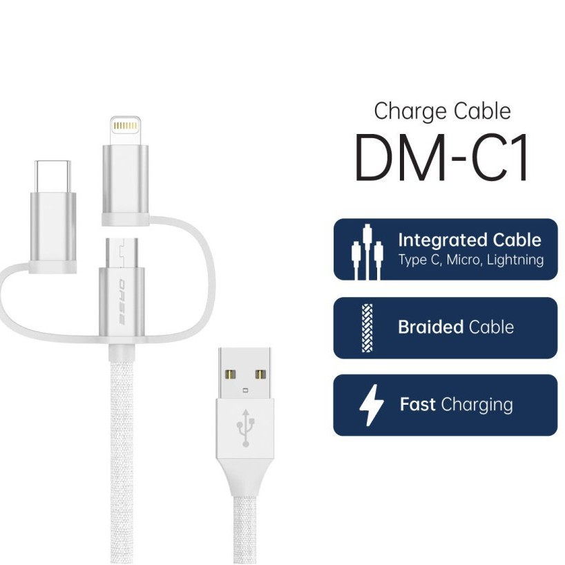 OASE USB Charging Cable 3-in-1 DM-C1