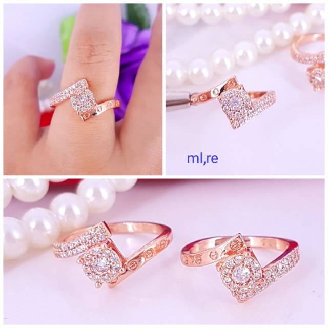 Cincin replika berlian,awet,tahan lama