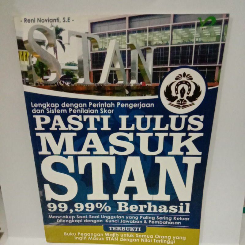 

BUKU PASTI LULUS MASUK STAN 99,99% BERHASIL ORIGINAL