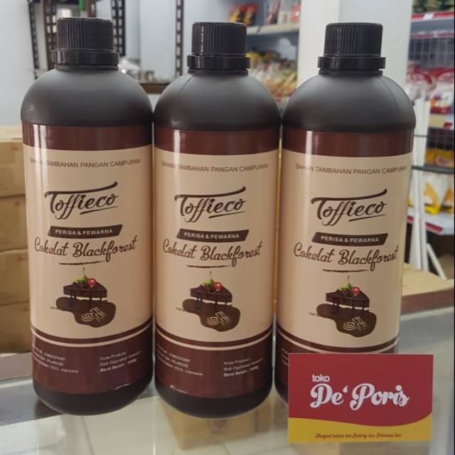 

Toffieco Coklat Black Forest Perisa / Pasta 1 liter