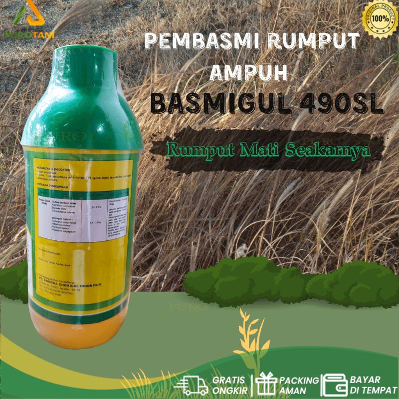 Herbisida Pembasmi Rumput Basmigul 490SL 1Liter