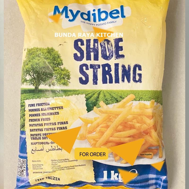 Premium MyDibel /  Kentang Goreng / SHOESTRING /  @1kilo / Enak*******