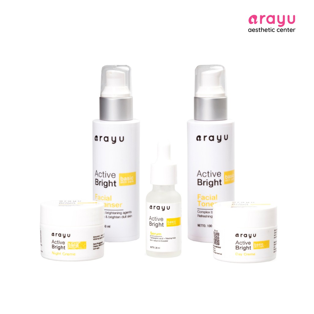 Arayu Paket Complete Basic Skincare Whitening Series