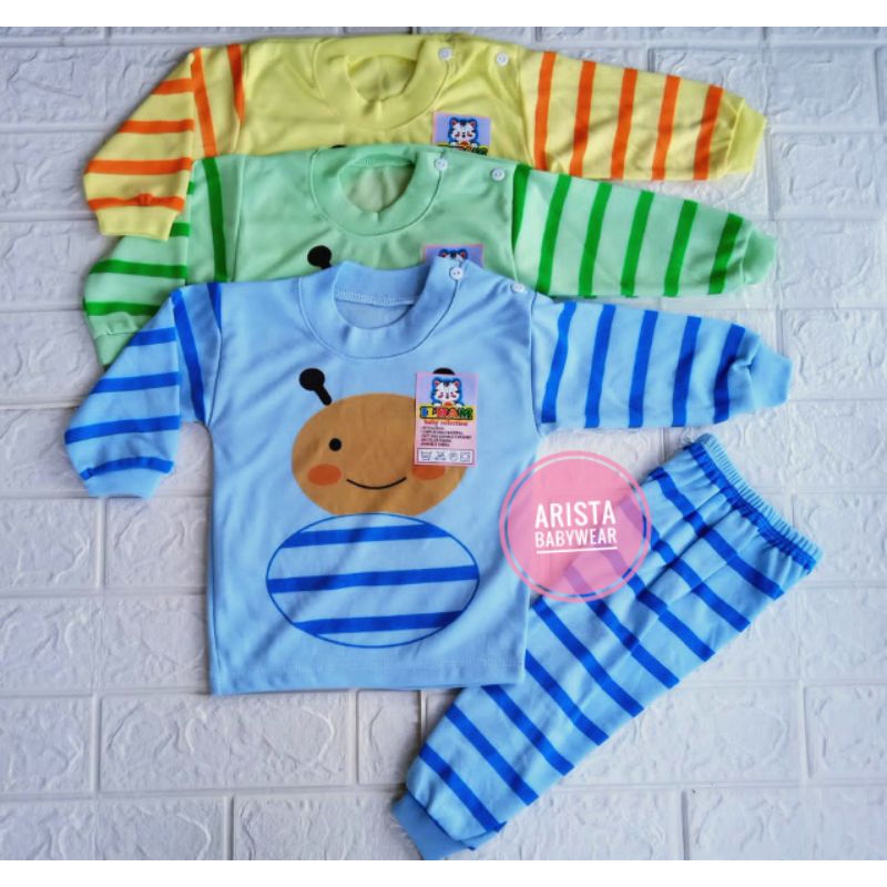 ILHAMbaby - setelan panjang bayi motif LEBAH