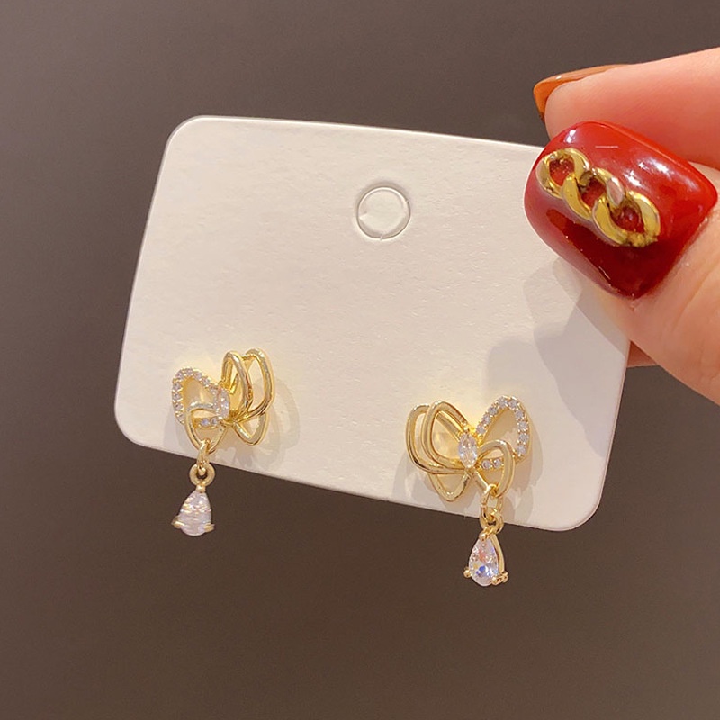 Anting AT196 Perak / Silver S925 Anting Unik Lucu Keren Fashion Wanita / Deluna/BS