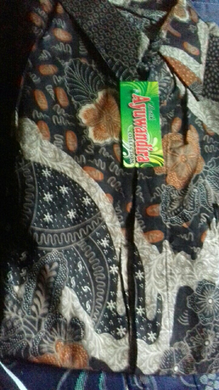 Baju Batik Pria Slimfit Merah Series Big Size M L Xl Xxl Atasan Kemeja Batik Lengan Panjang Original