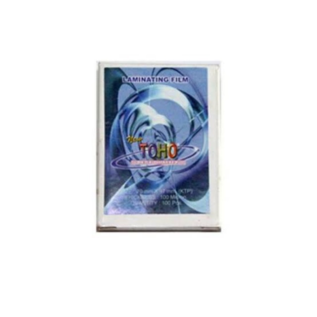 

Plastik Laminating TOHO untuk KTP Ukuran 70mm x 97mm 250 mikron