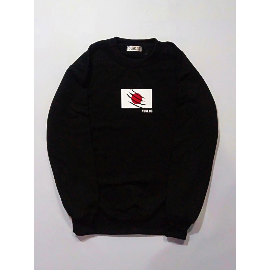 Jaket Crewneck BENDERA – Black Edition Trendy Casual Unisex Good Brand Quality Stylish
