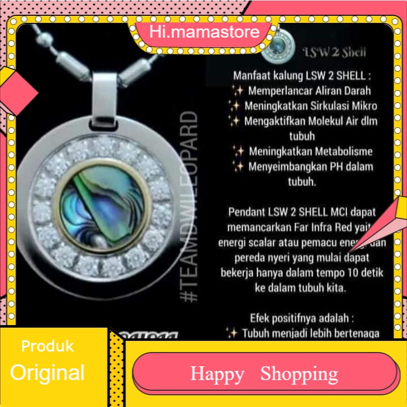 kalung pendant LSW shell -MCI
