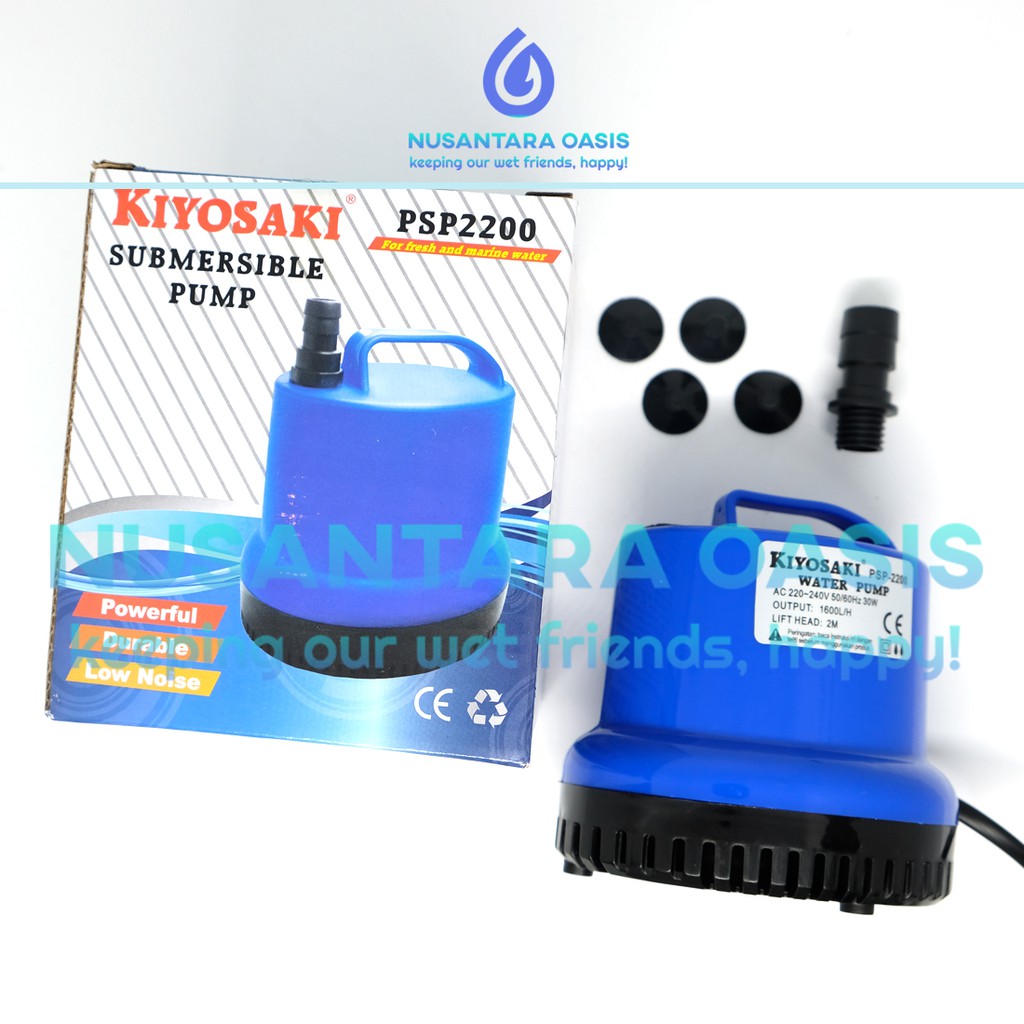 POMPA AIR CELUP POWER HEAD AQUARIUM KIYOSAKI PSP 2200 SUBMERSIBLE PUMP