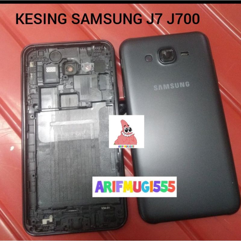 CESING KESING HOUSING FULSET TUTUP BELAKANG SAMSUNG GALAXY J7 J700 ORIGINAL