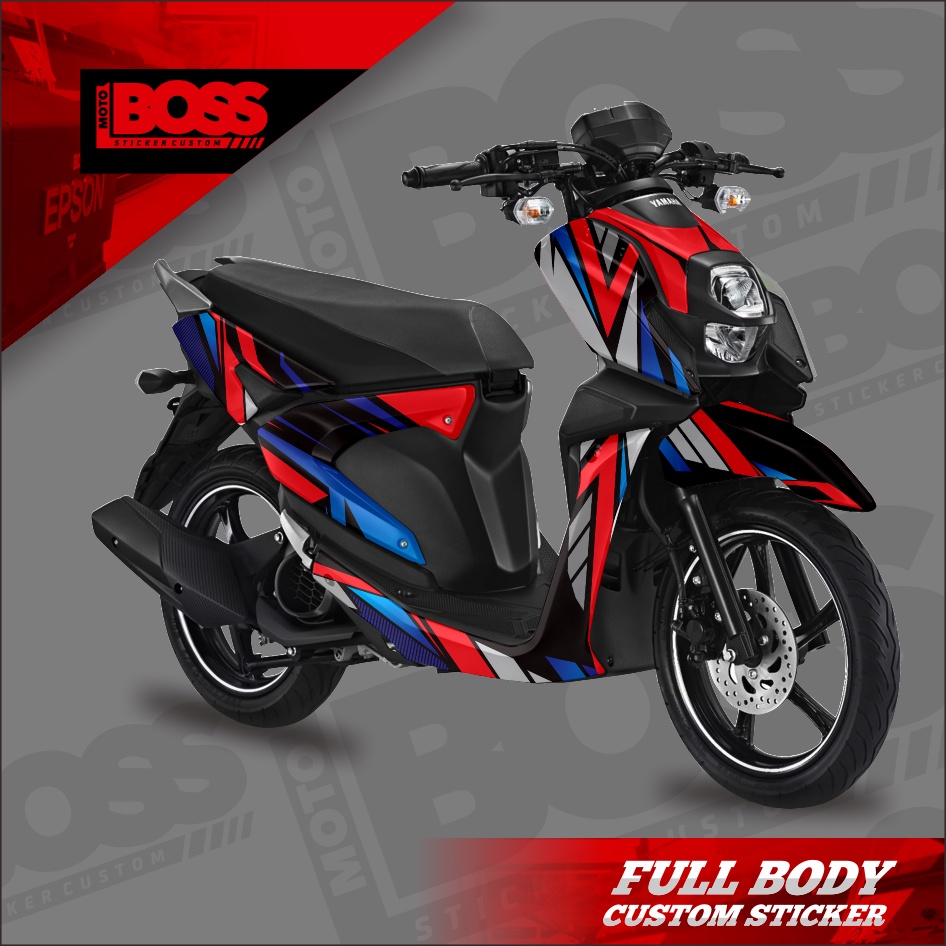 Decal Stiker Sticker Yamaha XRide 125 full body Decal Sticker XRide 125 Striping Full Body XRide 125