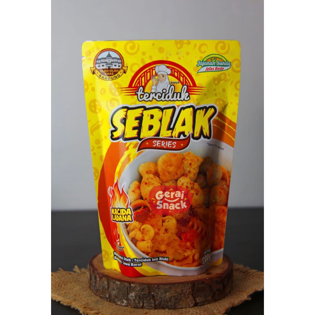 Seblak Kuah Instant Terciduk Khas Bandung Extra Mie Telur 200gr