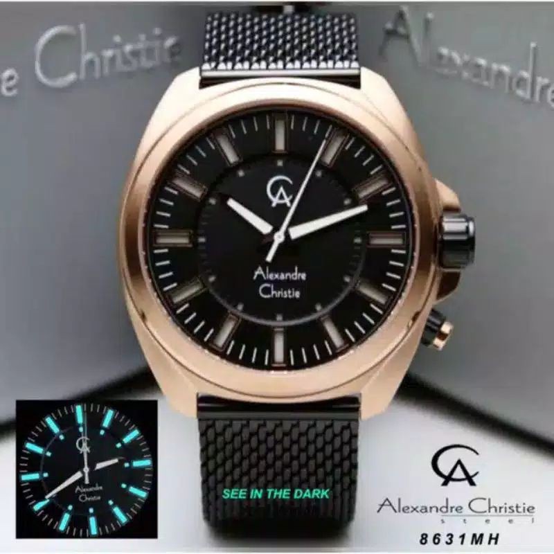 ALEXANDRE CHRISTIE 8631 / 8631MH RANTAI PRIA ORIGINAL GARANSI 1TAHUN
