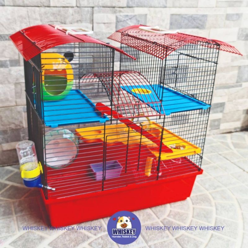 Jual KANDANG HAMSTER 625 APARTEMEN SIZE 45 X 28 X 47 Cm | Shopee Indonesia