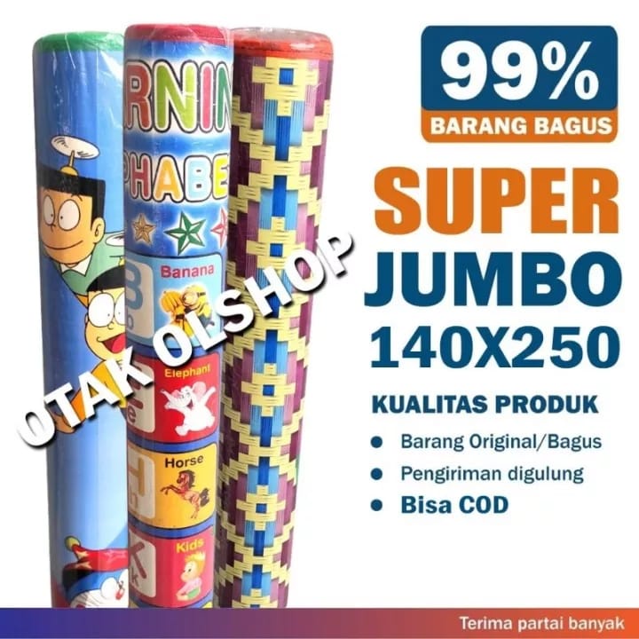 BEBAS PILIH MOTIF KARPET JUMBO Karpet Lantai 120x200 Karpet Spons Tikar gambar plastik Spon eva karpet karakter