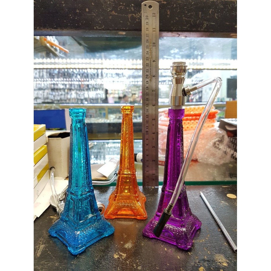 KOS -  BONG ACRYLIC KACA MODEL MENARA EIFFEL SMALL WARNA WARNI