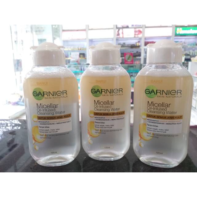 Garnier Micellar Oil-Infused Cleansing Water.