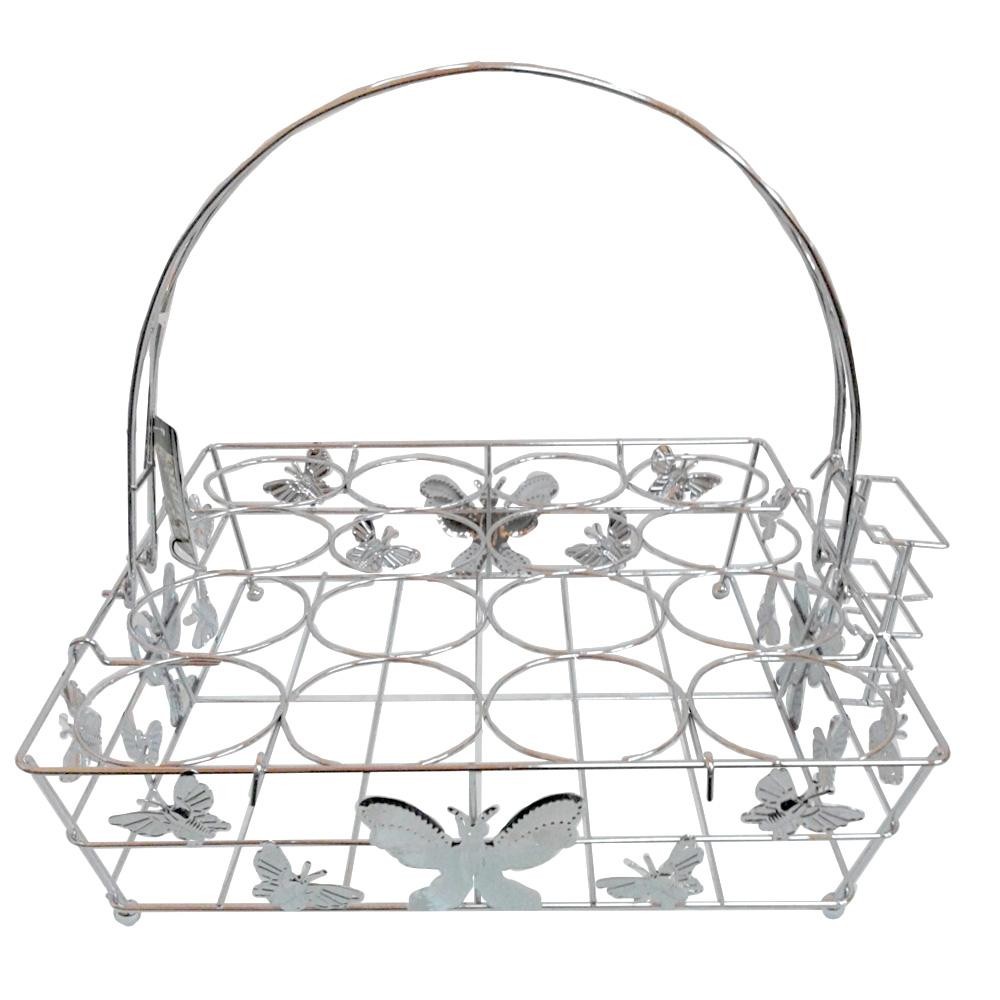 Rak Gelas Aqua Stainless Isi 16 Lubang BISTRO 0014200627 Shopee