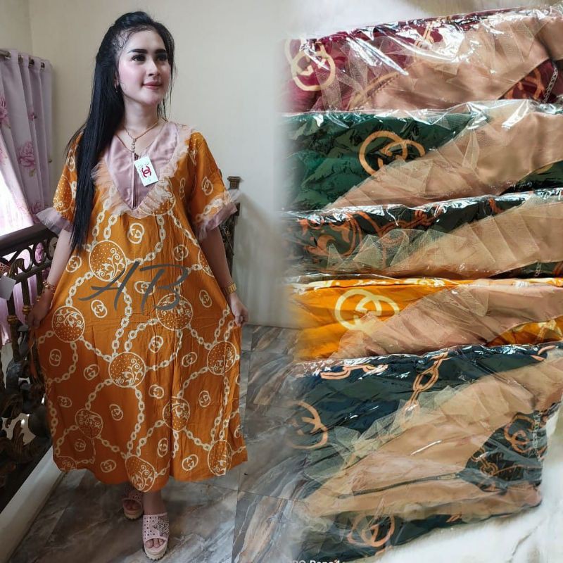 Daster Arab Gucci rantai