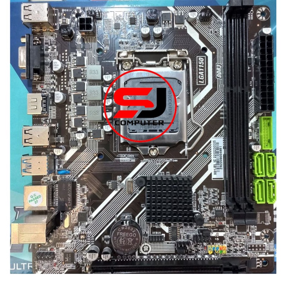 Motherboard Iconix H81 IT (Mobo Gen 4 LGA 1150 H81 DDR3 USB3 HDMI)