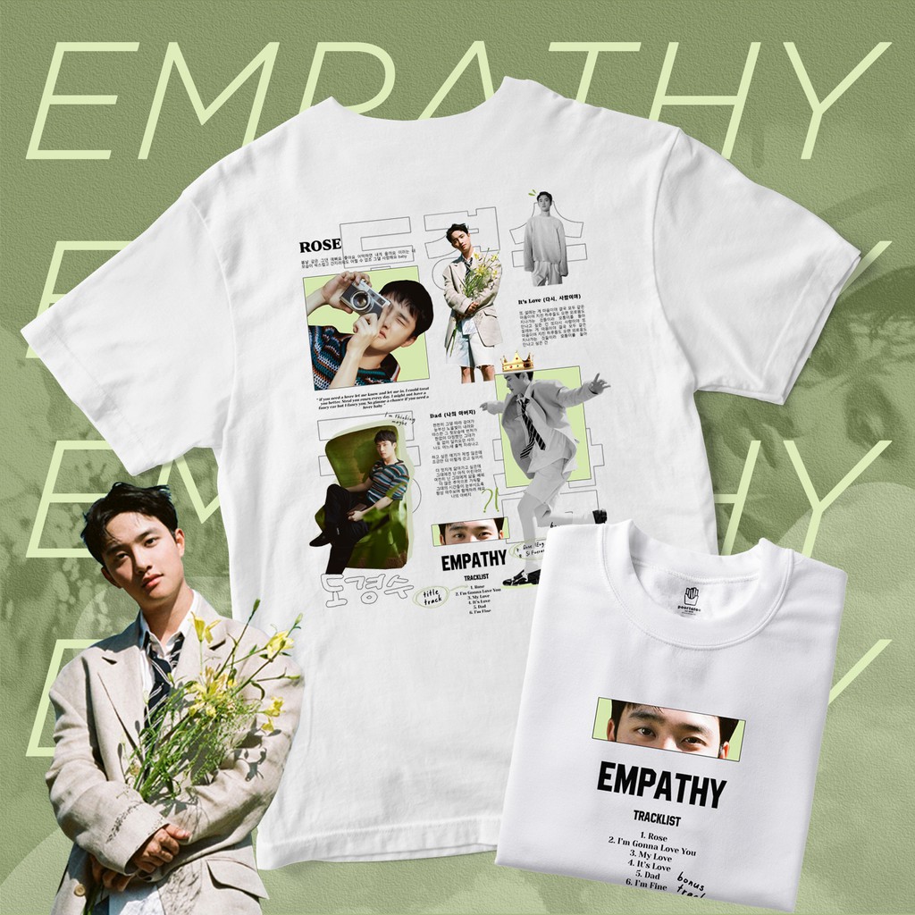EXO D.O. (DO KYUNGSOO) EMPATHY TEE / TSHIRT (AVAILABLE IN 3 COLORS)
