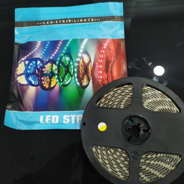 Lampu LED Strip Roll Gel Elastis 5 Meter SMD 5050 IP 65 DC 12 Volt