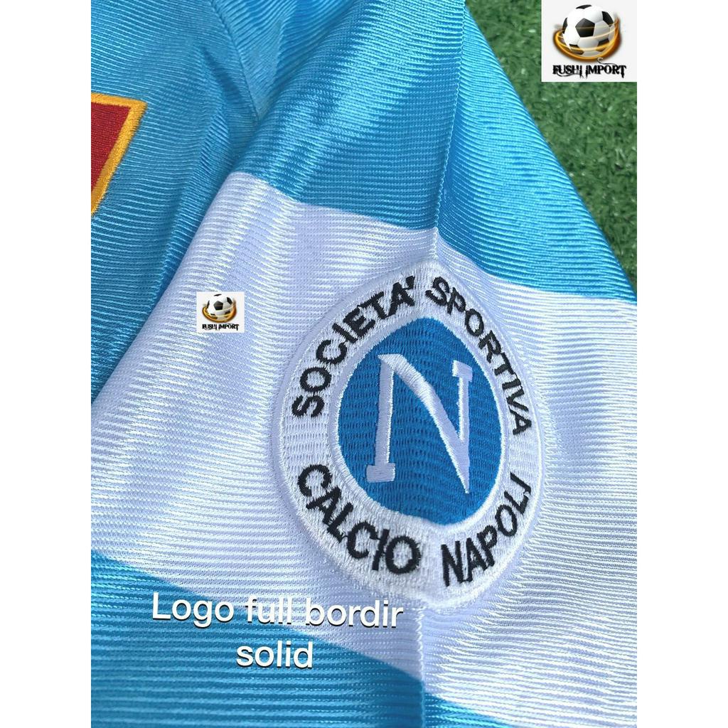 RETRO | Jersey Baju Bola Napoli Home 1990 1991 Grade Ori