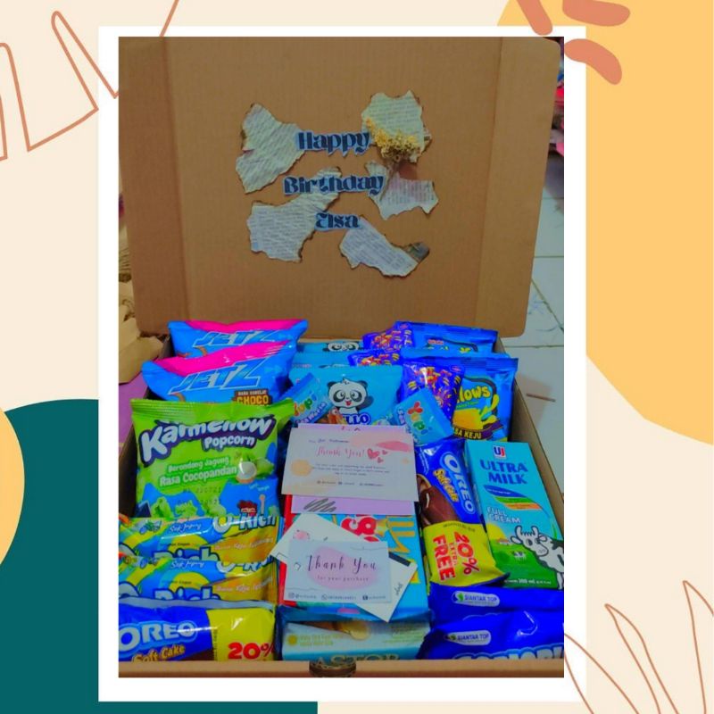 

Snack box/giftbox snack/hampers snack