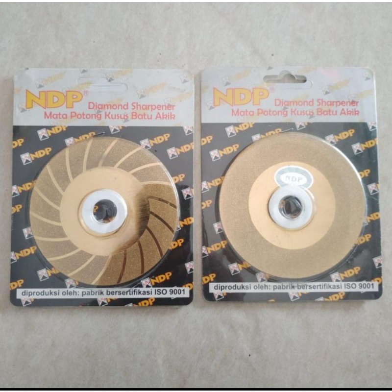 Mata Gerinda Diamond Wheel Potong Poles Batu Akik Granit Kaca 4" NDP