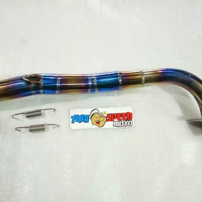 Leher knalpot 2tone tsukigi wave 110
