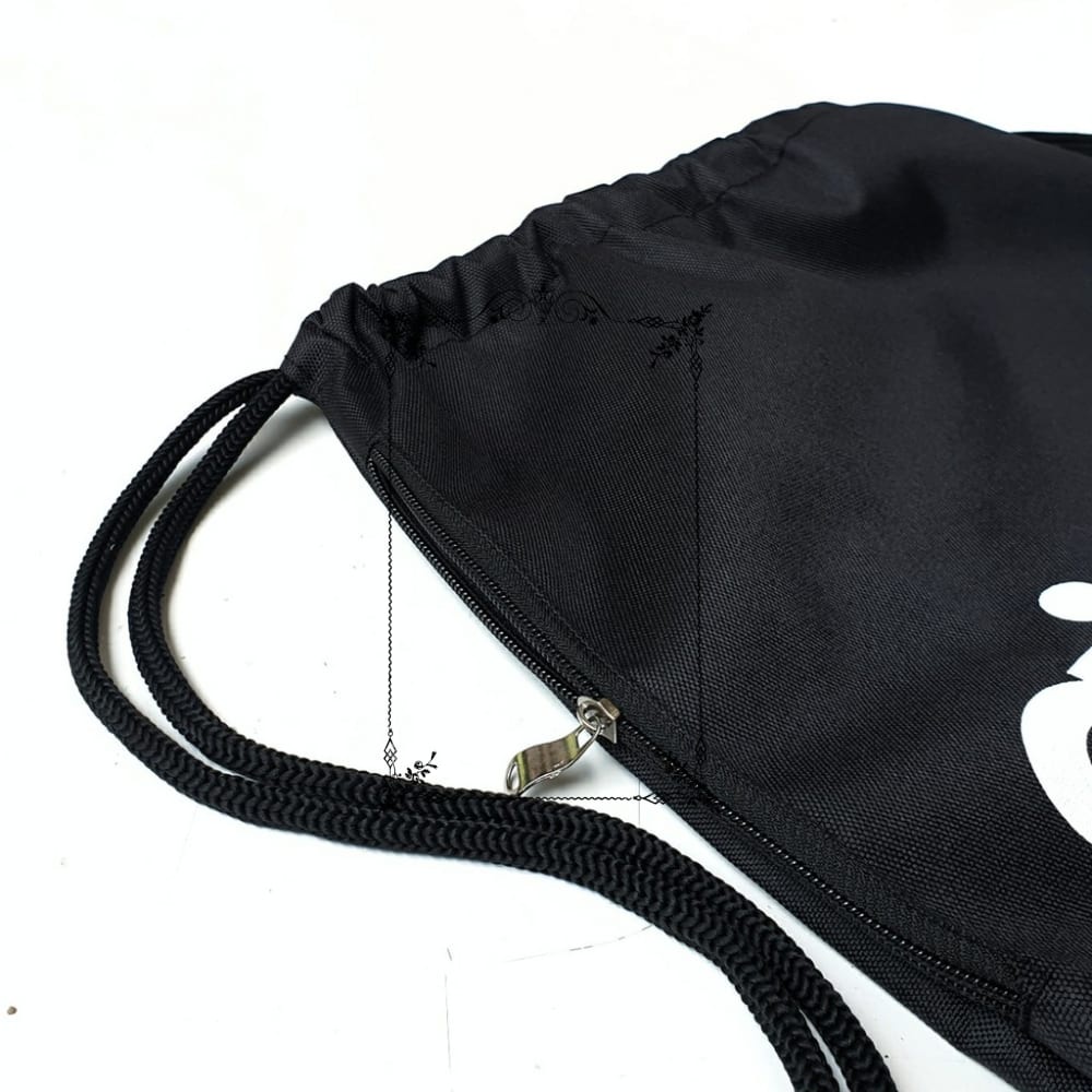 Promo Tas Serut Gymsack String Bag Tas Futsal Sepak Bola Nike Air Max Black Blue Keren