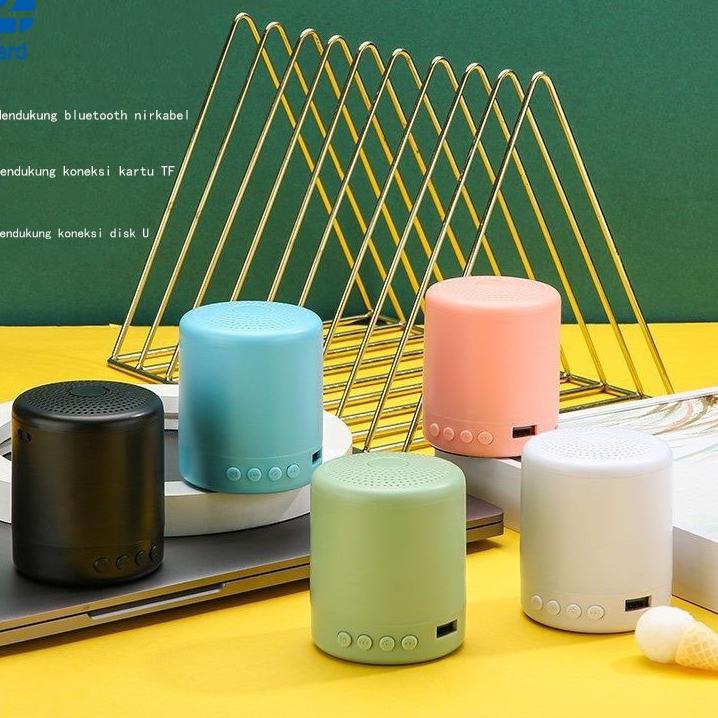 Bagus Dipakai.. ✅COD  Speaker bluetooth nirkabel portabel/Wireless Audio speakers mini macaron stere