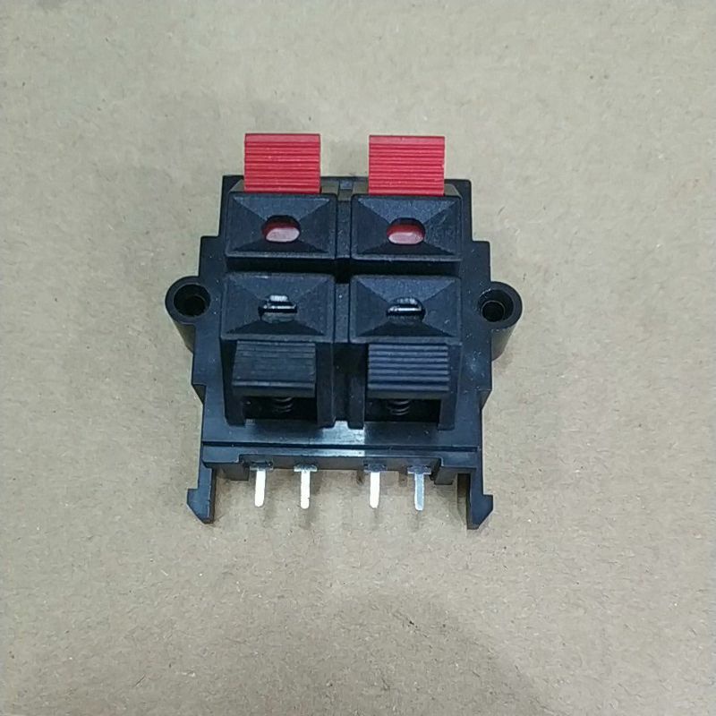 Terminal Speaker 4pin jepit kotak / Terminal speaker 4 pin jepit