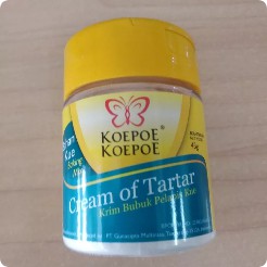 

Cream of Tartar Krim Bubuk Pelapis Kue Koepoe Koepoe