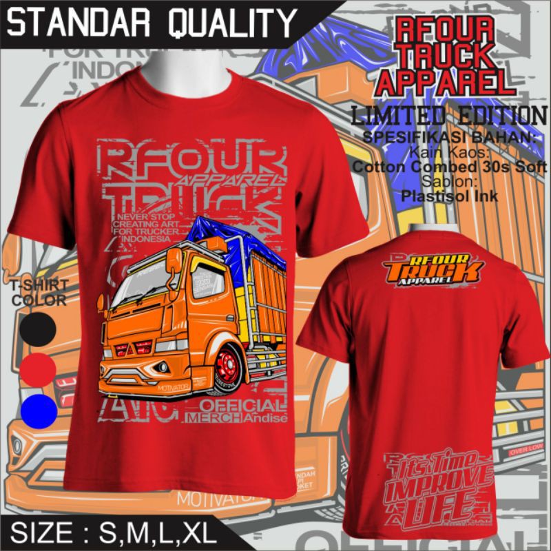 Baju Truk oleng Kaos truk Anti gosip canter mania driver muda