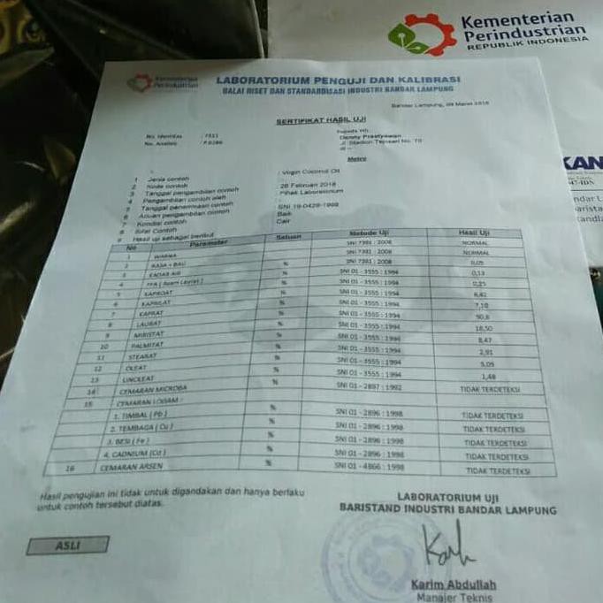 

Herbal877D8Rs9 1Liter Virgin Coconut Oil/Vco/Minyak Kelapa Asli