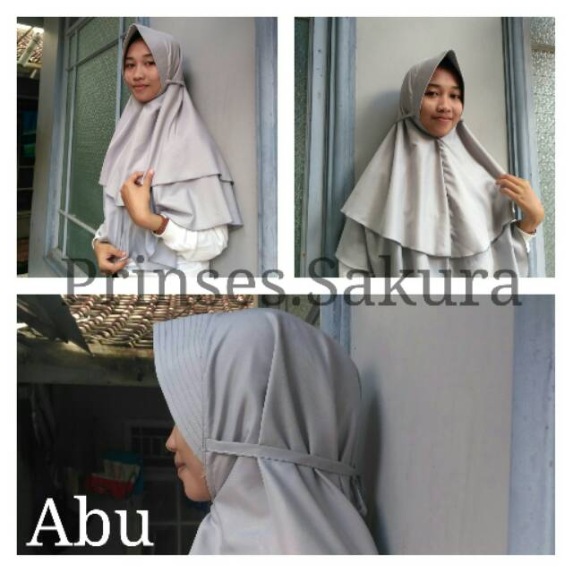 Khimar 2 Layer Pet Tali