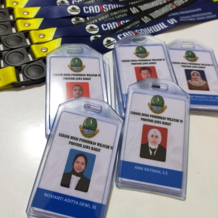 

❄️Trending Tali Lanyard Printing Custom + Holder Karet Transfaran #PRICEPOOL