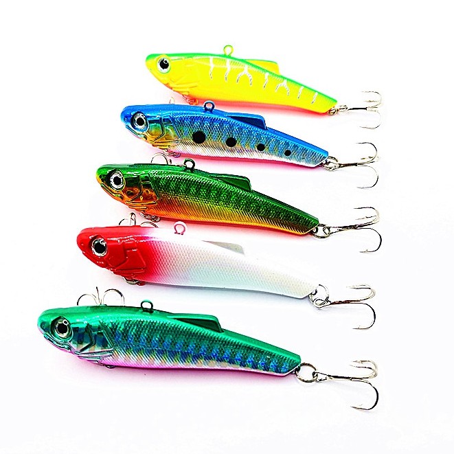 1Pcs Sinking VIB Minnow Umpan Pancing 8.5cm 6.3g Swimbait Fishing Lure Ikan Bass Jigging Wobbler Kail Memancing Tackle