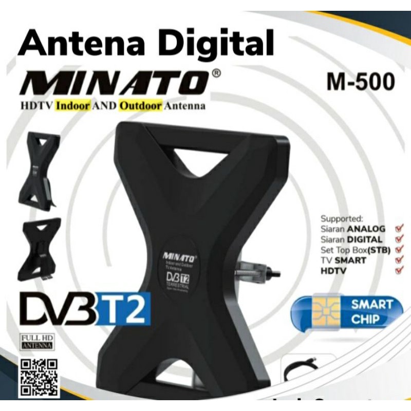 Antena Digital MINATO DVBT2 FULL HD