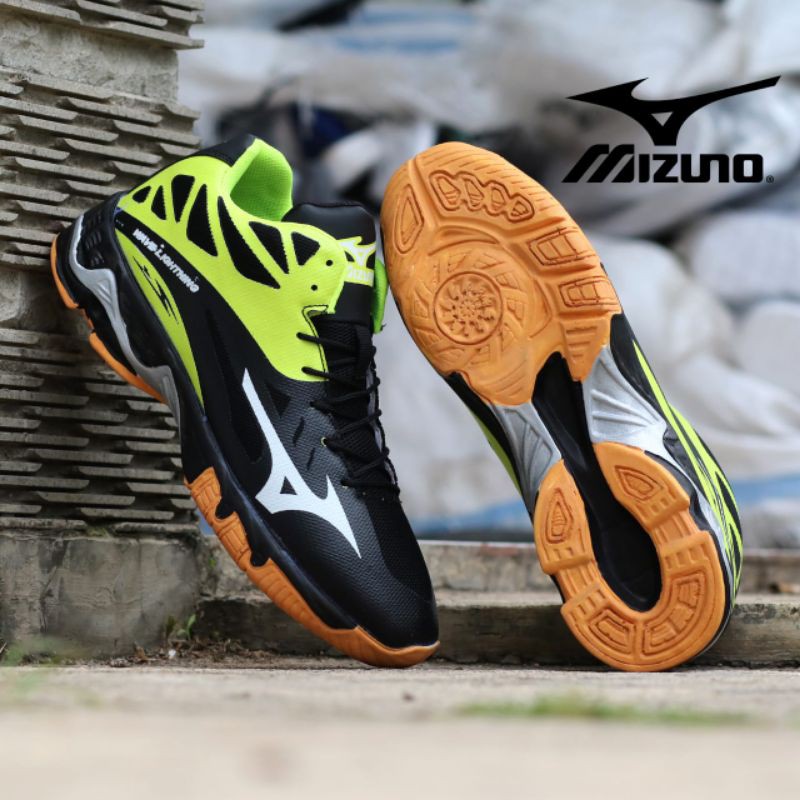 Sepatu Sport Pria Terbaru Mizuno Wife Lighthing Volley Ball Olahraga Outdoor