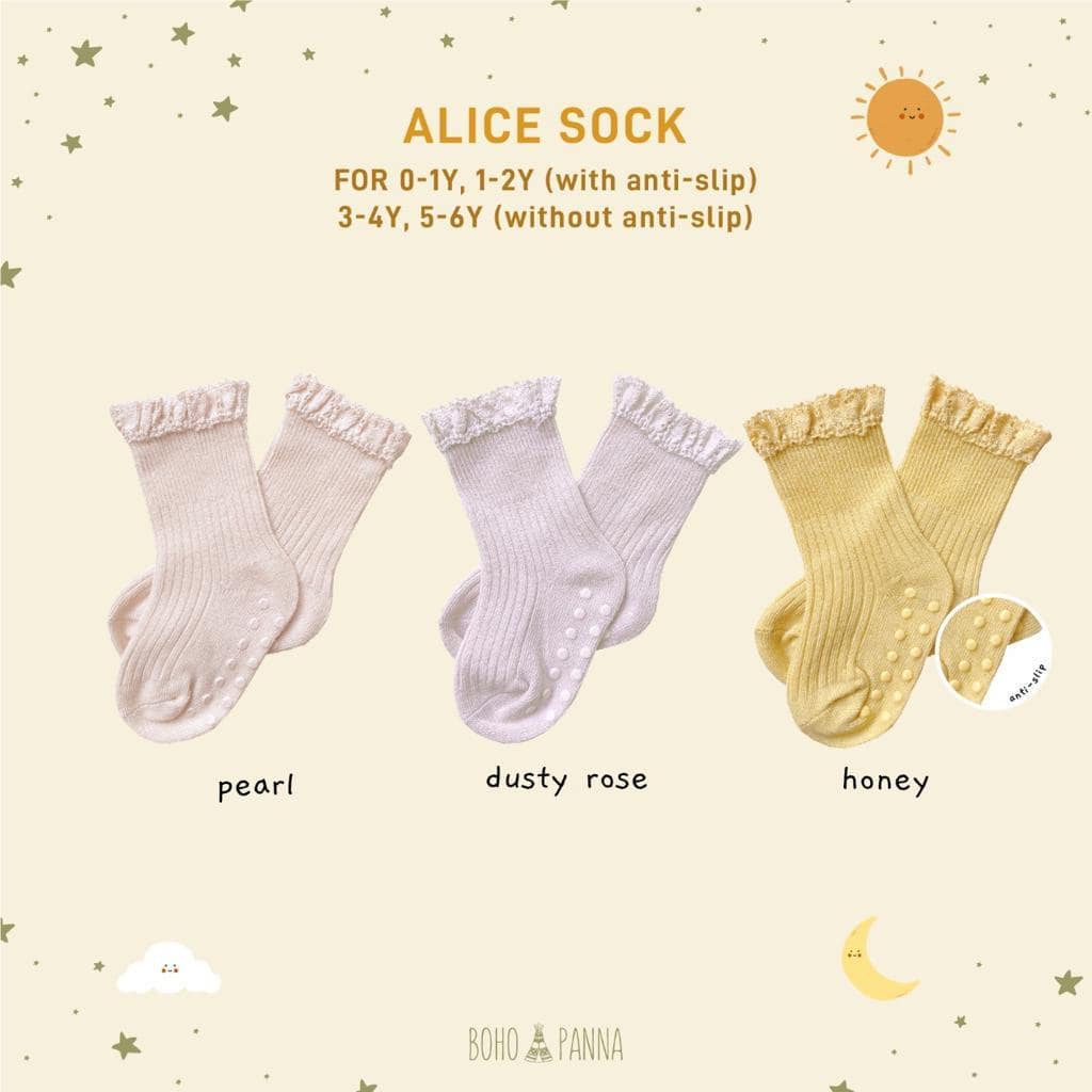 BOHOPANNA Alice Socks Kaos Kaki Anak Perempuan