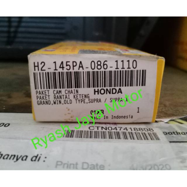 Paket Rantai keteng set aspira for Grand/Supra x/supra