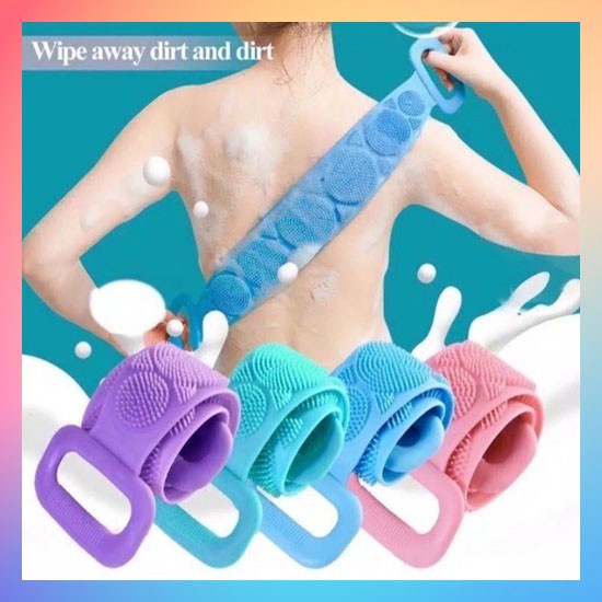 Penggosok Punggung / Alat Sikat Punggung SCRUBBER SILICONE Sikat Mandi