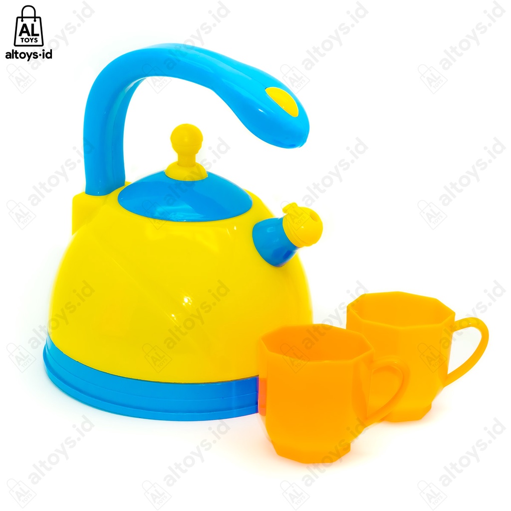 Mainan Teko Cangkir Teh Mainan Anak Perempuan Masak Masakan Kitchen Tea Set