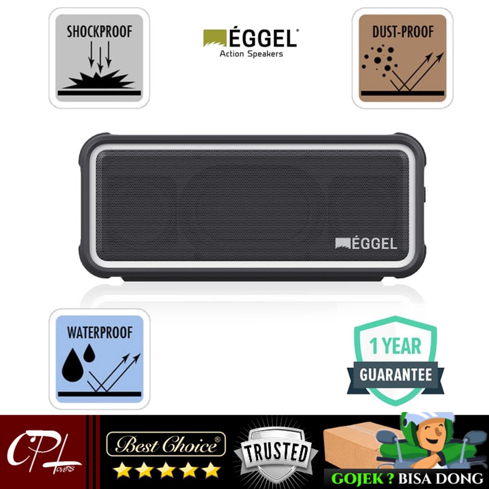 Eggel Elite 2 Waterproof Portable Bluetooth Speaker